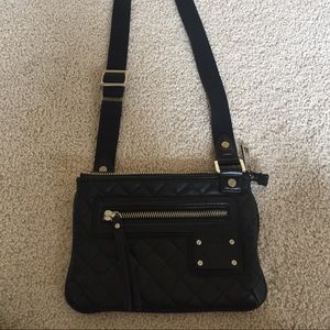 LAMB bag quilted black leather